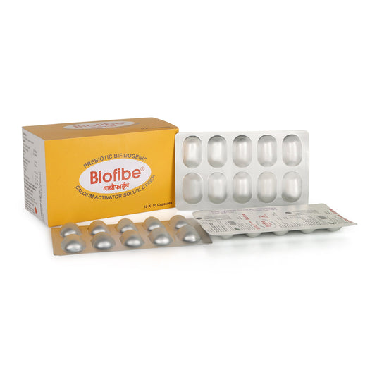 Shrey's Biofibe Prebiotics & Probiotics for Digestive Health – 100 Capsules Shrey's