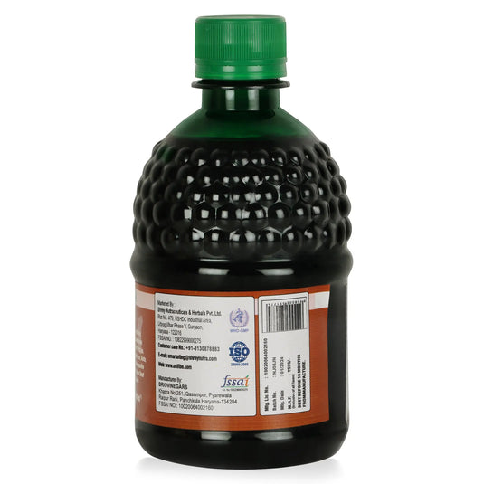 Unifibe Noni Gold, Juice Concentrate - 400 ml (with Garcinia, Aloe Vera, Amla, Ashwagandha & Grape Seed Extract) Unifibe