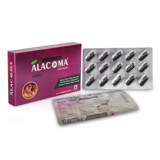 Shrey's Alacoma Pine Bark, Bilberry & Ginkgo Biloba Extract 30 capsule Shrey's