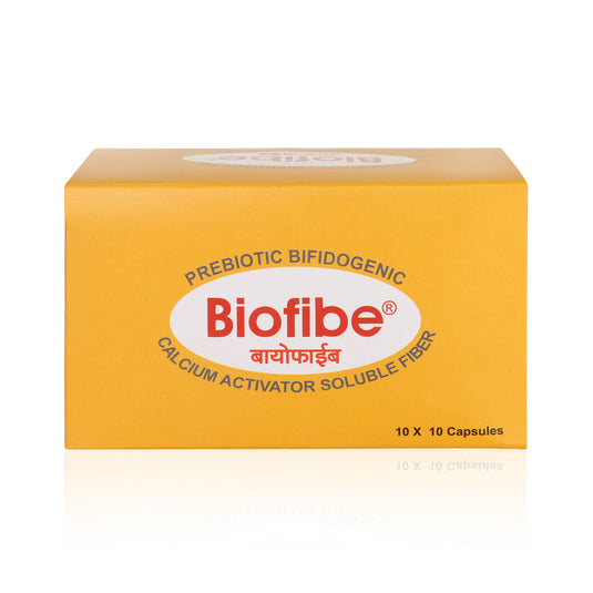 Shrey's Biofibe Prebiotics & Probiotics for Digestive Health – 100 Capsules Shrey's