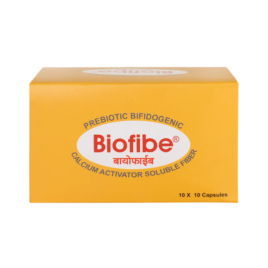 Shrey's Biofibe Prebiotics & Probiotics for Digestive Health – 100 Capsules Shrey's