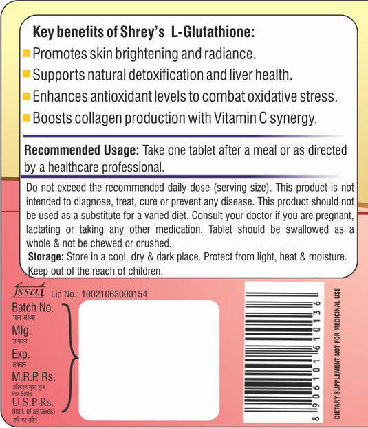 L-Glutathione with ALA