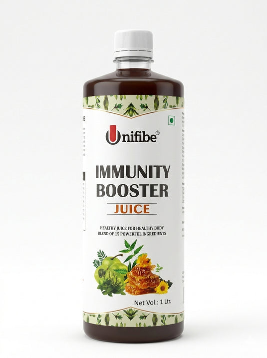 Immunity Booster Juice with Amla, Tulsi, Giloy & 12 Natural Herbs | Herbal Wellness Drink for Daily Immune Support | Rich in Antioxidants | 1000 ml Unifibe