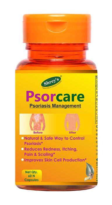 Shrey’s Psorcare Herbal Neem, Bhringraj, Chandan & Moringa 30 Capsules